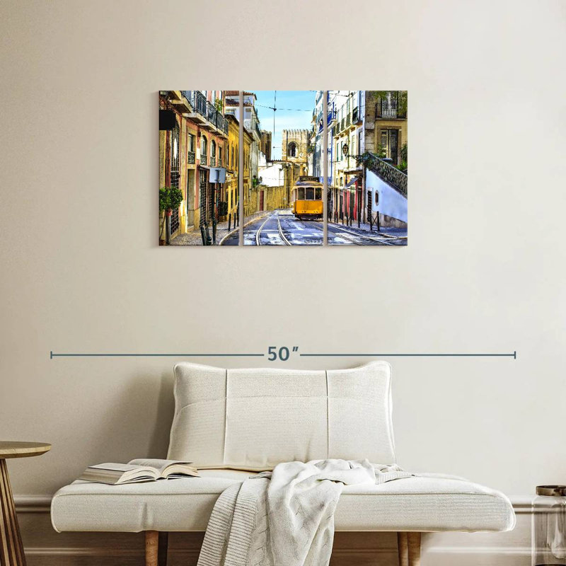 Rue Sireci à Lisbonne, H 20 po x l 33 po