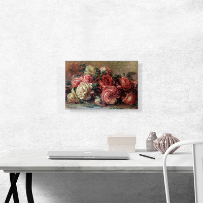 " Discarded Roses 1880 " by Pierre-Auguste Renoir Painting Print