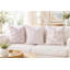 Housse de coussin en coton lavande-132042272