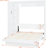 White Space Saving Bed With Shelves, Wardrobe, Led Lights - For Home Office, Guest Room, Gym Full Size Shelf Storage, Efficient Room-585253258-585253255