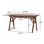 Bureau en bois avec tiroirs