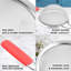 Zulay Kitchen Premium Stainless Steel Fine Mesh Strainer Set - Red-113109468