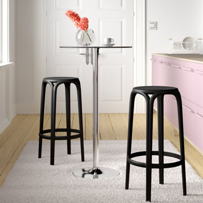Round Glass Top Metal Base Dining Table