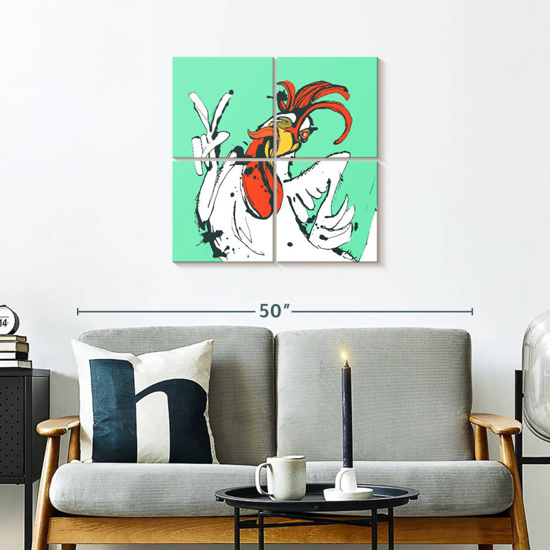 Brampt Funny Chicken, 26" H x 26" W