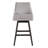 Wasser Solid Wood Upholstered Swivel Barstool With Fabric Seat-550048385-555857399-555857398