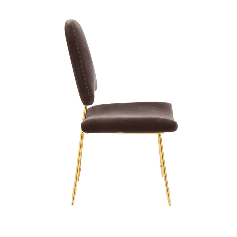 Maxime Dining Chair, 100% Cotton Rialto Charcoal