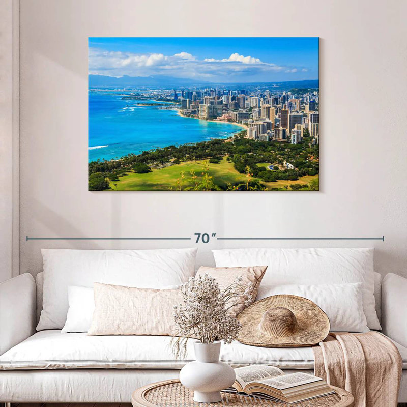 Rorry Honolulu Hotels, 30" H x 45" W