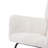 Comfy Upholstered Rocking Chair With High Backrest For Nursing, Reading, & Relaxation - Off White