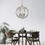 Lustre de globe 6 lumières de style bougie Claude