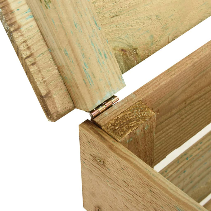 Tiskilwa Wood Stationary Composter with Latching Lid