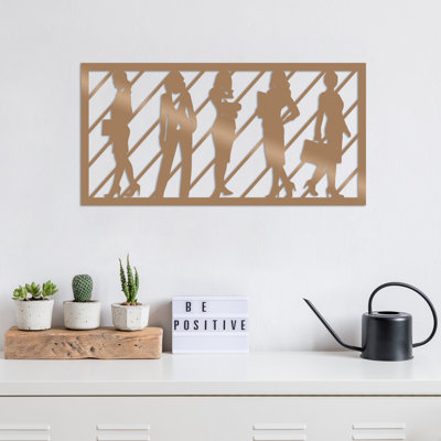 People Wall Decor on Metal