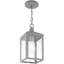 6.25in Satin Post Top Lantern Outdoor Light with Clear Glass Shade-101230687