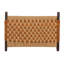 Tabouret en bois de manguier et en jute