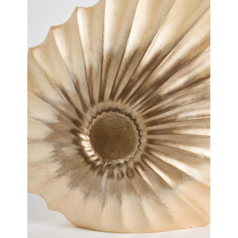 Sculpture en nacre naturelle Nautilus