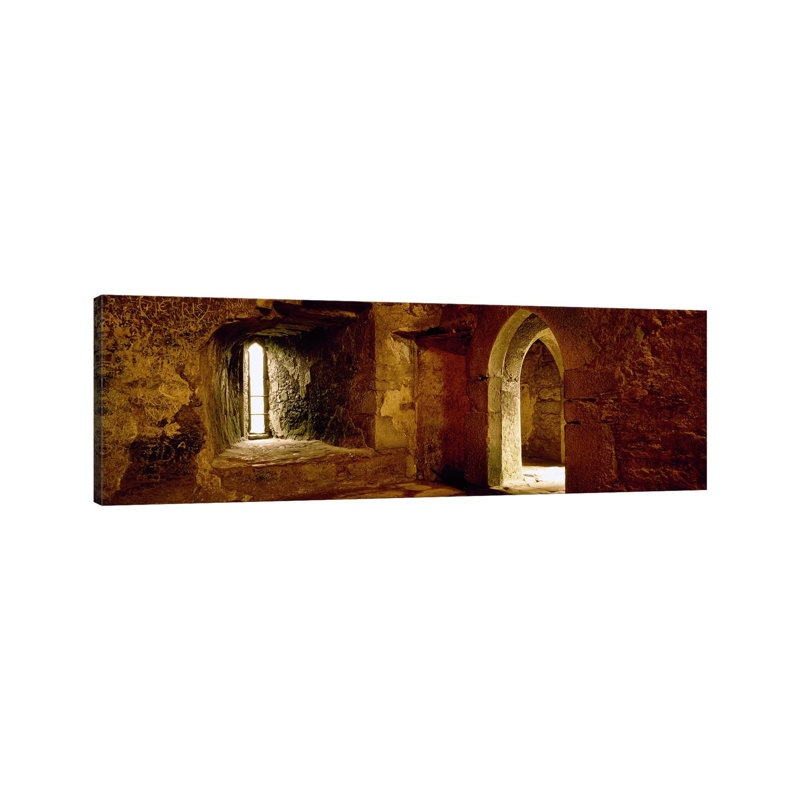 Interiors Of A Castle, Blarney Castle, Blarney - Wrapped Canvas Panoramic Print, 30.48 cm H x 91.44 cm W x 1.91 cm D
