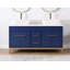 Ensemble de meuble-lavabo double 60 po Hildy-643046443