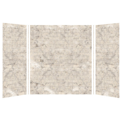 Saramar Three Panel Shower Wall