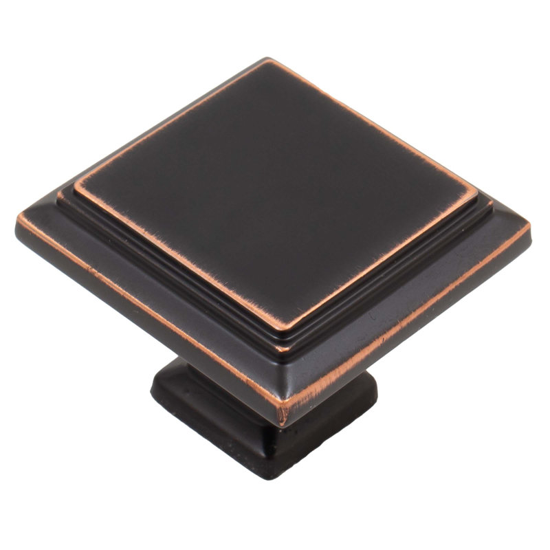 9/16" Square Knob, Vintage Bronze