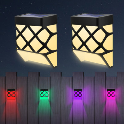 4'' Solar Powered Integrated LED Color Changing Jar Lantern