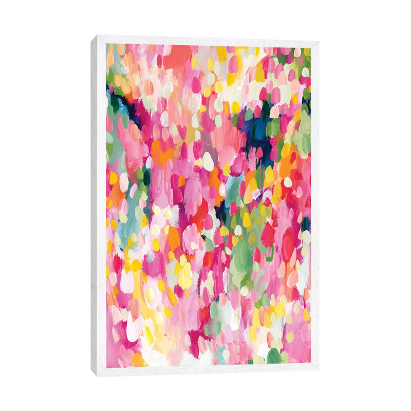 The Way You Make Me Feel by Amira Rahim - Painting on Canvas, White Framed, 66.04 cm H x 45.72 cm W