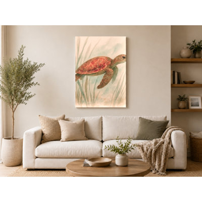 Seagrass Journey - Portrait, art mural sur toile