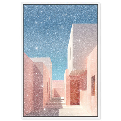 Structured Pink I Print by Oliver Gal