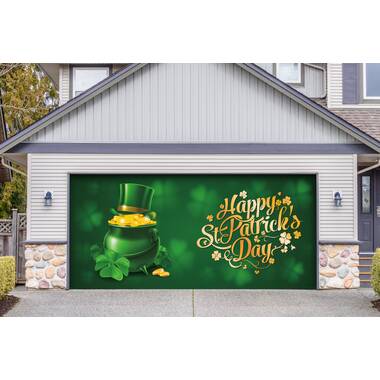  My Door Decor 285903NATR-002 7 x 8 ft. Fishing Boat Sunset  Nature Door Mural Sign Car Garage Banner Decor Multi Color : Patio, Lawn &  Garden