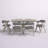 Arbelia 6 - Person Pedestal Dining Set