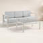 Ensemble de patio et canapé d'extérieur en aluminium 3 places Magers-98387490