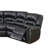 Rihannon Faux Leather Reclining Curved Sectional Symmetrical-27705860