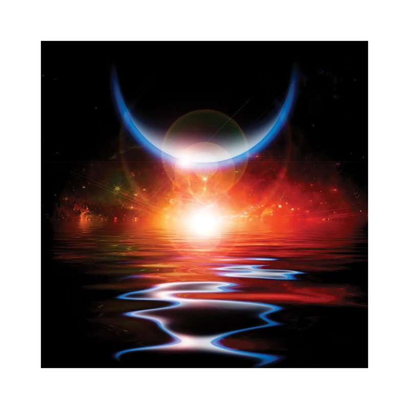 Sun Eclipse Waters Reflection And Planets by Bruce Rolff - Wrapped Canvas Print, 30.48 cm H x 30.48 cm W