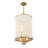 Wynwood 4-Light Chandelier in Warm Brass