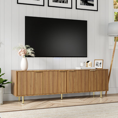 Fluted Tv Stand