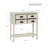 Bailey Bead Board Four-Drawer Console Table with Shelf-999965563