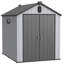 Jardin en plastique 6 x 8 pi - Remise de jardin imperméable et spacieuse 6 * 8 pi de style moderne