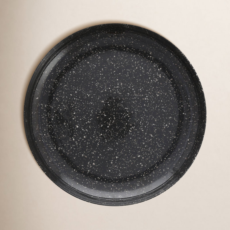 Maskell 11" Dinner Plate, Charcoal