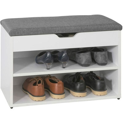 4 Pair Shoe Storage Bench