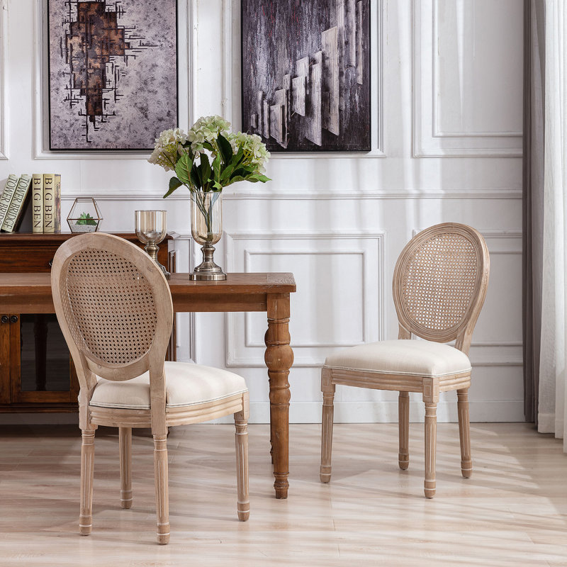 Chaise de salle à manger en bois massif