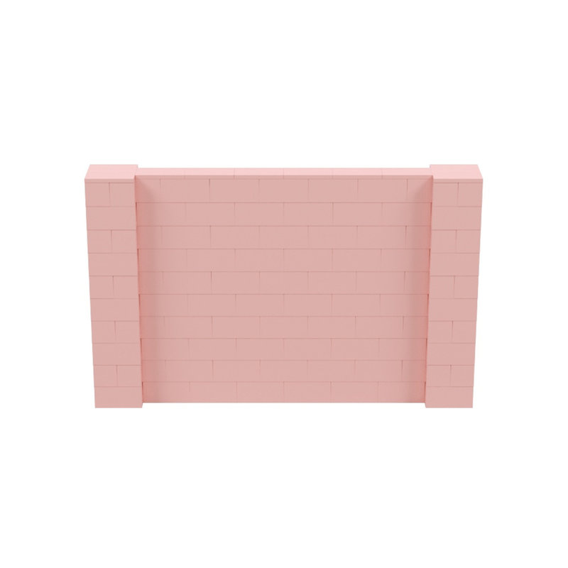Ensemble mural de blocs géants 7 'T, H 60 po x l 96 po x P 12 po, Translucide