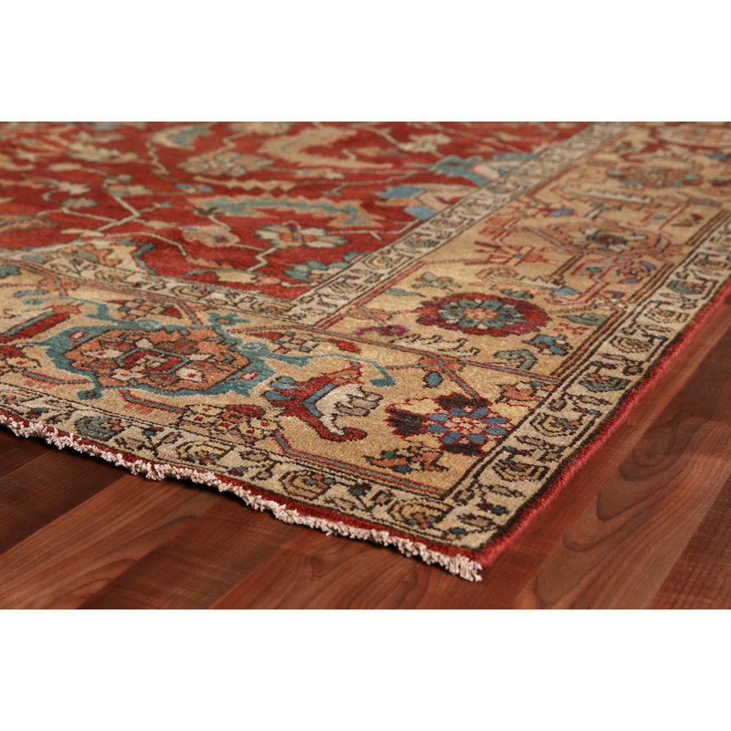 Antique Weave Serapi Wool Oriental Area Rug, Rectangle 12' x 15'