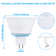 MR16 LED Light Bulb, Dimmable Spotlight Bulb, GU5.3 Bi-Pin Base