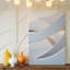 Reproduction d'art sur toile, "Abstract", composition abstraite avec courbes fluides et fluides-1242649529