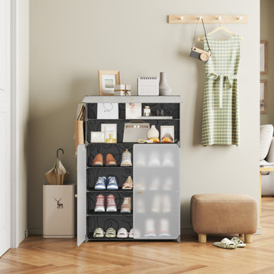 18 Pair Shoe Storage Cabinet