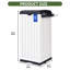 Edrosie Inc 31 Gallon Resin Outdoor Trash Cans with Lids, Black Patio Hideaway Garbage Bins-136901135