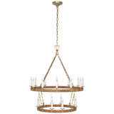 Darlana 20 - Light Wagon Wheel Chandelier