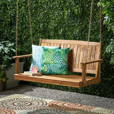 Balancelle en bois pour jardin Tambora