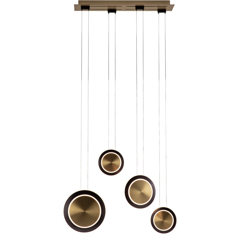 Luminaire suspendu 4 lumières DEL Durtche