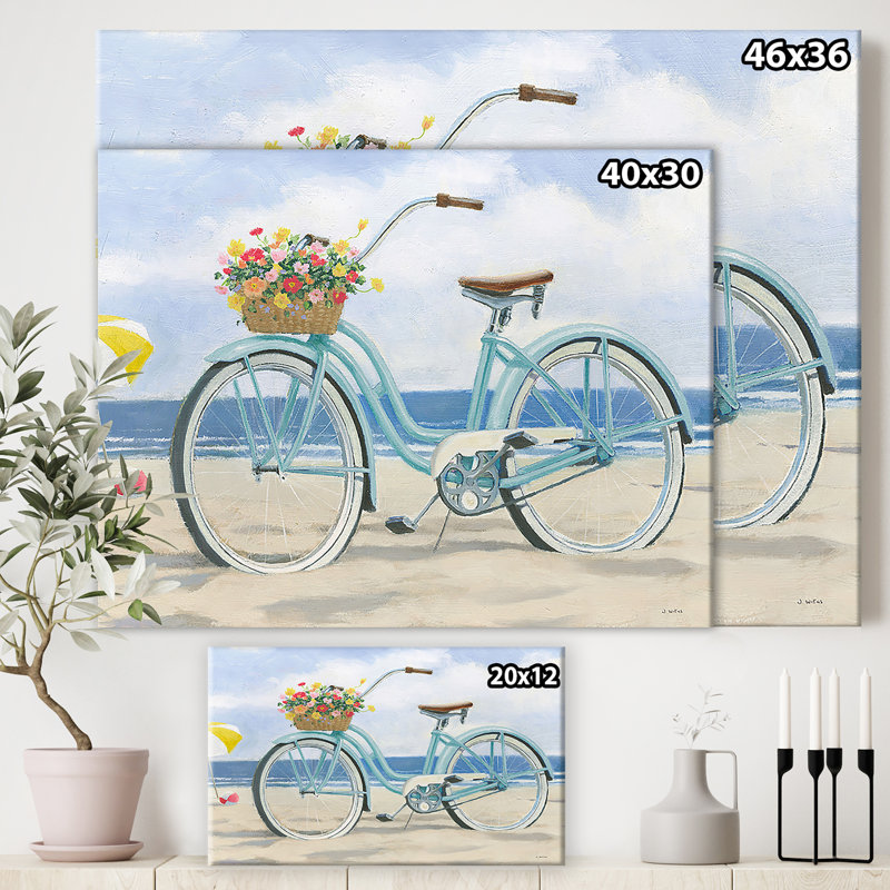 « rw beach fleurs ii », impression sur toile tendue, H 30 po x l 40 po x P 1,5 po