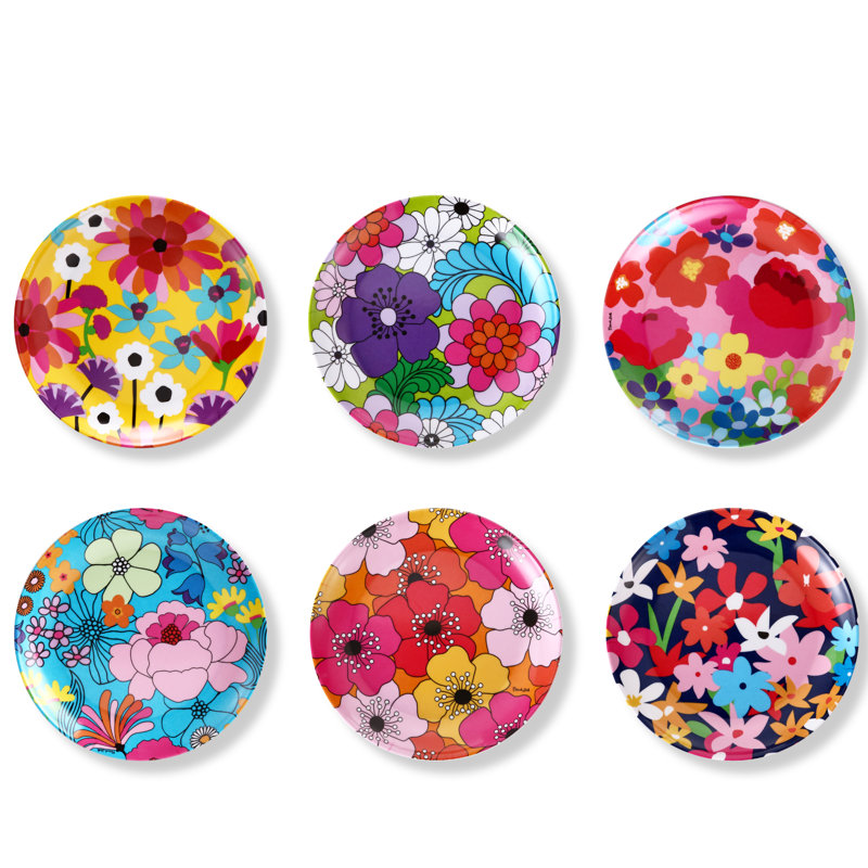 French Bull 6.5" Floral Appetizer Plate