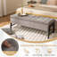 Banc de rangement moderne avec coussin éponge haute densité George Oliver